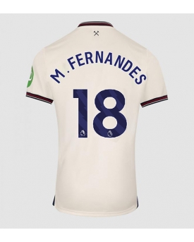 West Ham United Mateus Fernandes #18 Maglia Gara Trasferta Repliche 2025-26 Maniche Corte